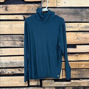 Vuori Men’s Strato Tech Hoodie In Deep Sea Size Large